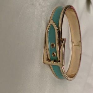 Express Buckle in Sea Green Bracelet